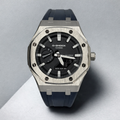CasiOak Blue Strap - Steel Case - White Markers