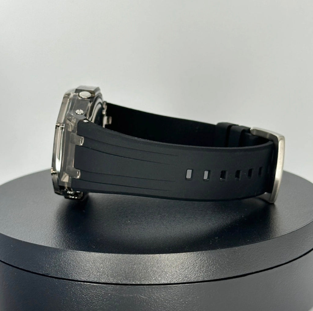 Custom Casio G-Shock GA-2100 Casioak - Silver Ghost
