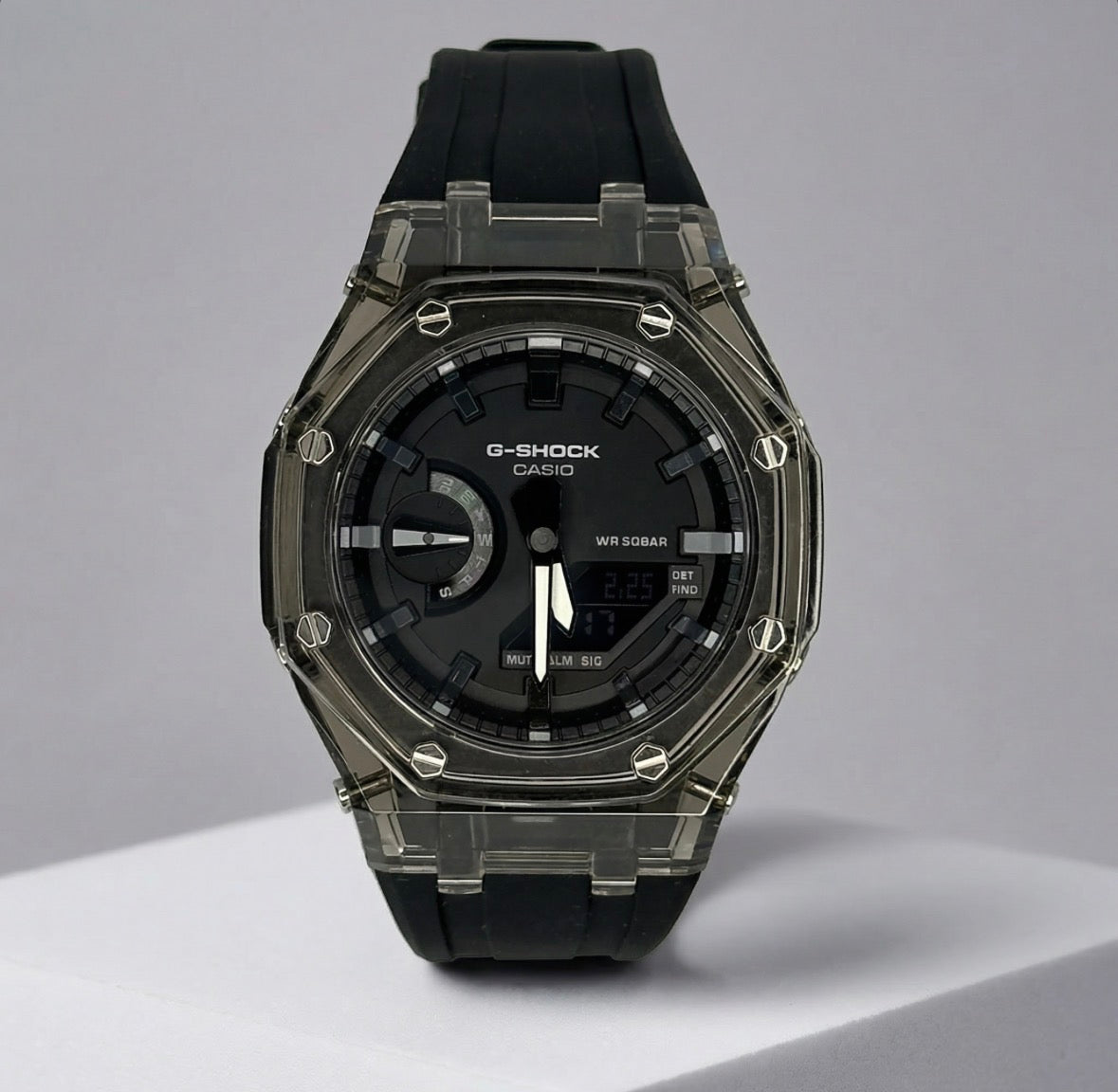 Custom Casio G-Shock GA-2100 Casioak - Black Tide
