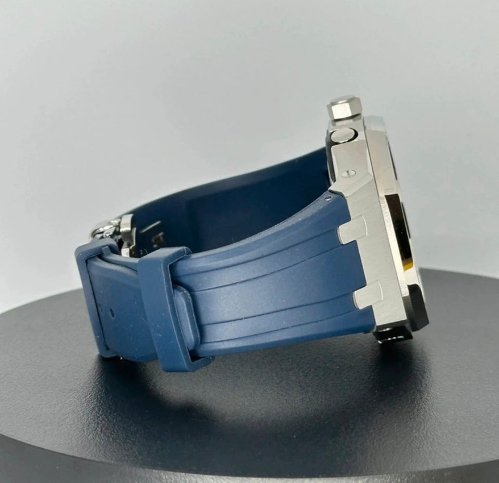 CasiOak Blue Strap - Steel Case - White Markers